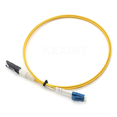 Duplex optique VF45 de corde de correction de fibre de KEXINT FTTP au mode unitaire de connecteur de LC UPC à plusieurs modes de fonctionnement