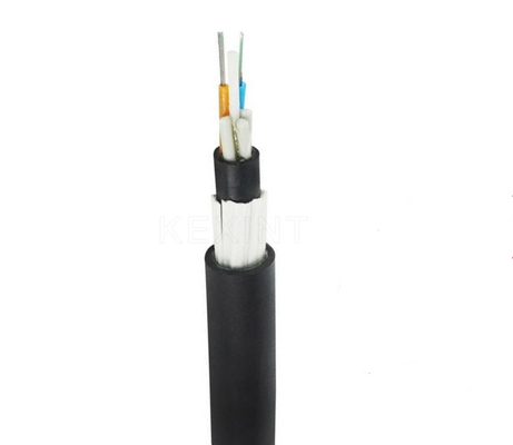 Anti mode unitaire optique non métallique GYFTY63 Corning de noyau blindé du câble 144 de fibre de rongeur