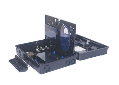 24 ABS SMC de PC optiques d'installation de Polonais de boîte de distribution de fibre de noir de noyau