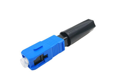Connecteur rapide optique de fibre de SM de SC/UPC, 50mm   Connecteurs de fibre optique rapides