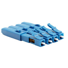Type bleu connecteur rapide optique de fibre, menuisier FTTH de LC de câble à fibres optiques