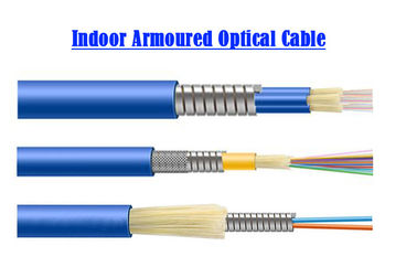 1 | 24 tubes blindés SOS de salle des ordinateurs de câble optique de fibre de mode unitaire de noyau 0,9 d'intérieur