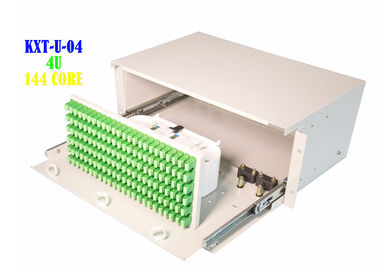Boîte électrique de tableau de connexion des fibres de support, tableau de connexion des fibres 144 gauche 4U