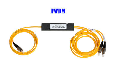 Isolement de FC RPA T1550 TV 1*2 45dB de multiplexeur de Division de longueur d'onde de FWDM