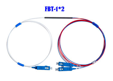 Connecteur optique 1310 de Sc RPA de WDM de fibre de coupleur de FBT 1×2 mini 0,9 50/50 1490 1550