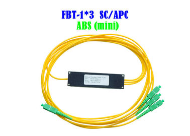 Fiabilité élevée de petit de réseau de WDM 1×3 de fibre de Sc RPA ABS optique de connecteur