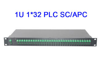 perte par insertion optique de Digital de bâti de support de module de diviseur de PLC de fibre de 1U 1x32 basse