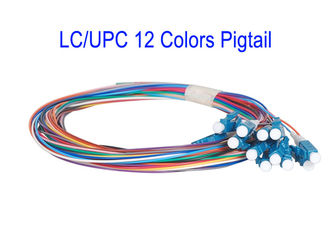 Le noyau de LC/UPC 12 colore la correction de fibre de corde de correction de SM câble G652D G657A1 G657A2 1m 1.5m