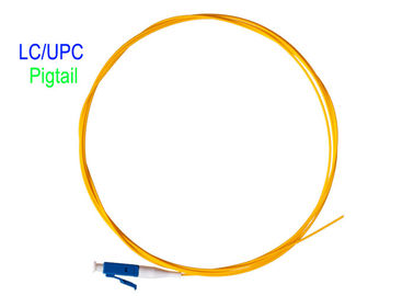 LC au DB optique à plusieurs modes de fonctionnement de PLC G657A2 0,2 de PVC OM3 de câble de correction de fibre de duplex de LC