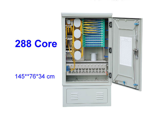 144 288 extérieurs position optique de plancher de Cabinet de connexion de boîte de distribution de fibre de support de SMC de 576 noyaux