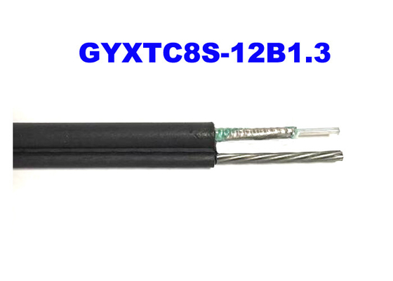 Structure autosuffisante blindée optique extérieure de l'installation 8 du câble OS2 Erial de fibre de GYXTC8S 12G652D