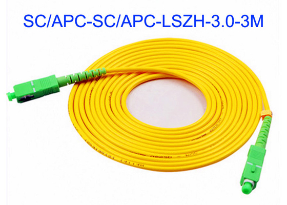 La correction optique de fibre du Cabinet SC/APC de communication mène la gaine externe de la boîte LSZH de transfert du SM 3m