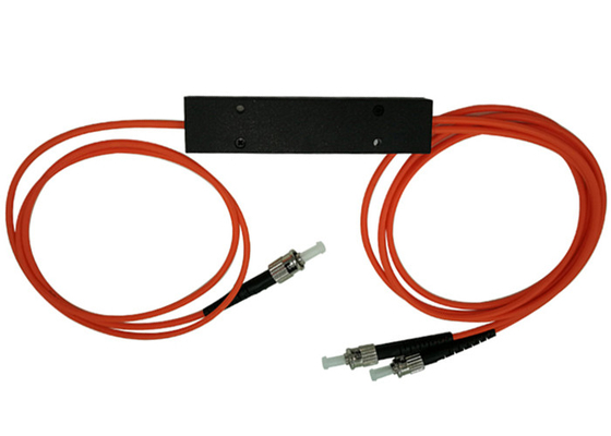 Fibre à plusieurs modes de fonctionnement de WDM de coupleur de la télévision en circuit fermé FBT 1*2 50/125 850nm optique pour le réseau de FTTH FTTB FTTX