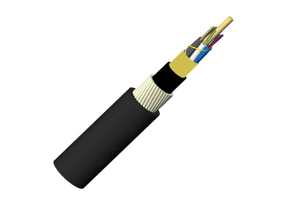 24B1.3 câble blindé optique de fibre du HDPE GYFTY83 de PE de l'envergure 200M
