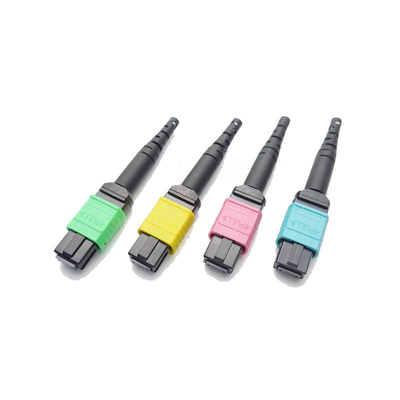 La correction du SM le millimètre OM3 OM4 MTP MPO attachent les connecteurs optiques de fibre du CEI 60874-7 Mpo