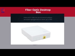 Boîte de distribution de fibres optiques antipoussière FTTH intérieure Boîte de jonction de câbles ABS ignifuge