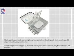 KEXINT FTTH 12 Core Terminal Box Câble à fibre optique Boîte de distribution murale
