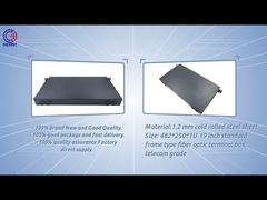 Panneau de brassage de ports LC/APC FTTH 1U 19" ODF 96 avec adaptateur