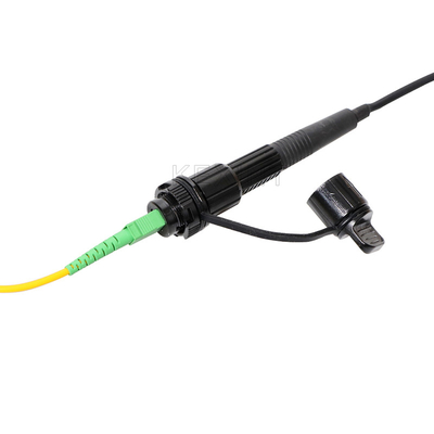 Sc Mini Type Fiber Optic Adaptor IP68 extérieur de KEXINT imperméabilisent pour la clôture d'épissure de fibre