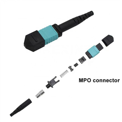 Connecteur de KEXINT FTTH MTP MPO pour la fibre du SM millimètre OM1 OM2 OM3 OM4