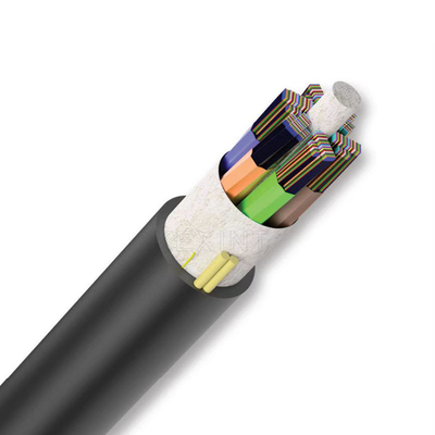 Câble de fibre optique de ruban demi-sec de fibre optique extérieur du câble G652D de noyau de KEXINT 864