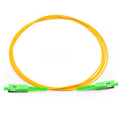 Mode unitaire de fibre optique recto du câble FTTH LSZH 2.0MM de correction de Sc RPA de G657A1 3M