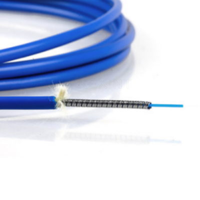 SM recto optique blindé millimètre de duplex de câble de correction de fibre de FTTH E2000 APC-LC UPC