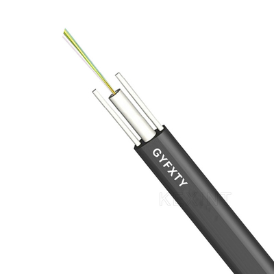 Câble à fibres optiques de KEXINT GYFXTY FTTH 2 - Type extérieur de poutre centrale de 24 fibres