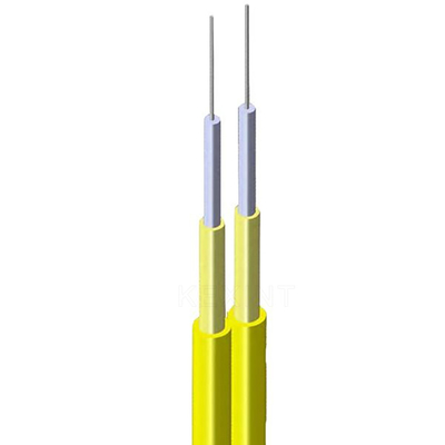 Interconnexion renforcée par fil d'aramide duplex de câble à fibre plate d'intérieur de KEXINT GJFJBH