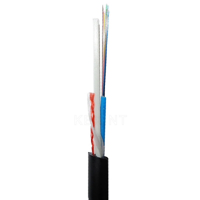 Câble d'alimentation à fibres optiques hybrides ASU 2 FRP de câble à fibres optiques GYFFY autoportant