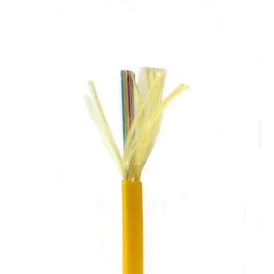 KEXINT GJDFBH Câble à fibre optique à ruban plat intérieur 2-12 noyaux SM MM