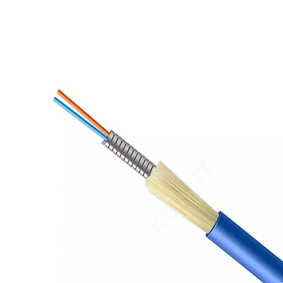 Tube d'intérieur du câble à fibres optiques GJSFJV un de fibre d'anti rongeur blindé de KEXINT avec 2 noyaux
