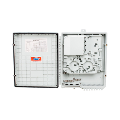 Boîte fixée au mur optique d'arrêt de la boîte de distribution de fibre d'ABS de PC de KEXINT FTTH blanche