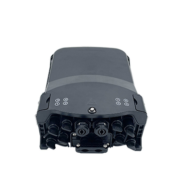 Boîte de distribution IP65 de fibre optique imperméable extérieure noire KEXINT FTTH KXT-B-16L4