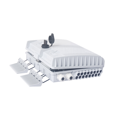 Boîte de distribution de fibre optique extérieure blanche imperméable d'IP65 FTTH KEXINT