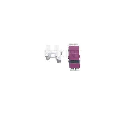 KEXINT Fibre Optique Adaptateur LC Duplex Multimode OM4 Fibre Optique Keystone Coupleur