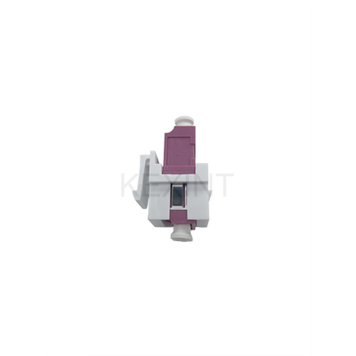 KEXINT Fibre Optique Adaptateur LC Duplex Multimode OM4 Fibre Optique Keystone Coupleur