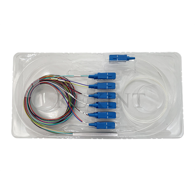 0.9mm Diamètre 1x12 Splitter Fibre optique 1m de longueur