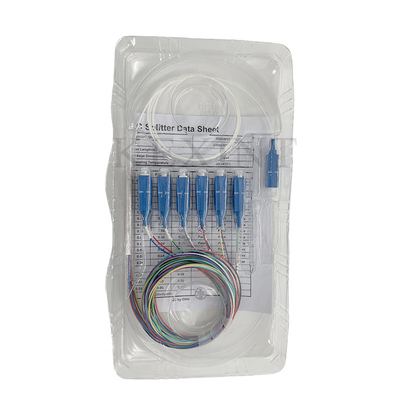 0.9mm Diamètre 1x12 Splitter Fibre optique 1m de longueur