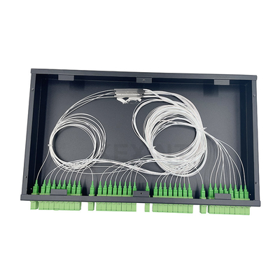 KEXINT 4 X 8 SC APC Fibre optique PLC Splitter 1U ODF 19 pouces Panneau de patch de fibre optique