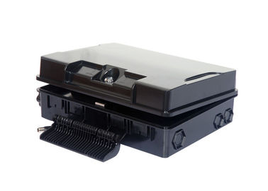 24 ABS SMC de PC optiques d'installation de Polonais de boîte de distribution de fibre de noir de noyau