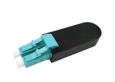 Adaptateur optique de connecteur de réalimentation de corde de correction de fibre multi de mode de millimètre de duplex de LC OM3