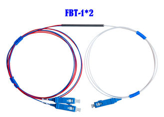 Connecteur optique 1310 de Sc RPA de WDM de fibre de coupleur de FBT 1×2 mini 0,9 50/50 1490 1550