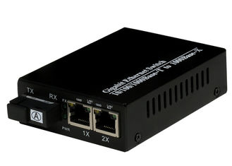 Type de SM connecteur optique de SC RJ45 de convertisseur de médias de fibre du module 1000M 2 de SFP