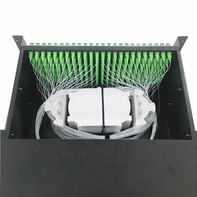 Tableau de connexion des fibres extérieur optique de Sc RPA FTTX de tableau de connexions de fibre d'Odf 4U 144C
