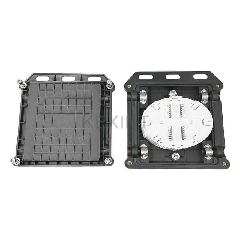 KEXINT 12 24 Core 2 Entrée 2 Sortie IP66 imperméable à l'eau Mural suspendu à la tête directe enterrée Fermeture de jonction en fibre optique